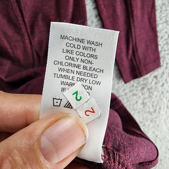 Maurices Dress Womens Medium Red Long Sleeve Cowl Neck Sweater *NWT* - Picture 10 of 13